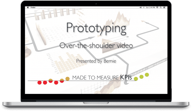 Open Laptop Showing Video - Prototype