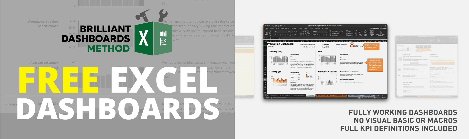 excel dashboard free templates