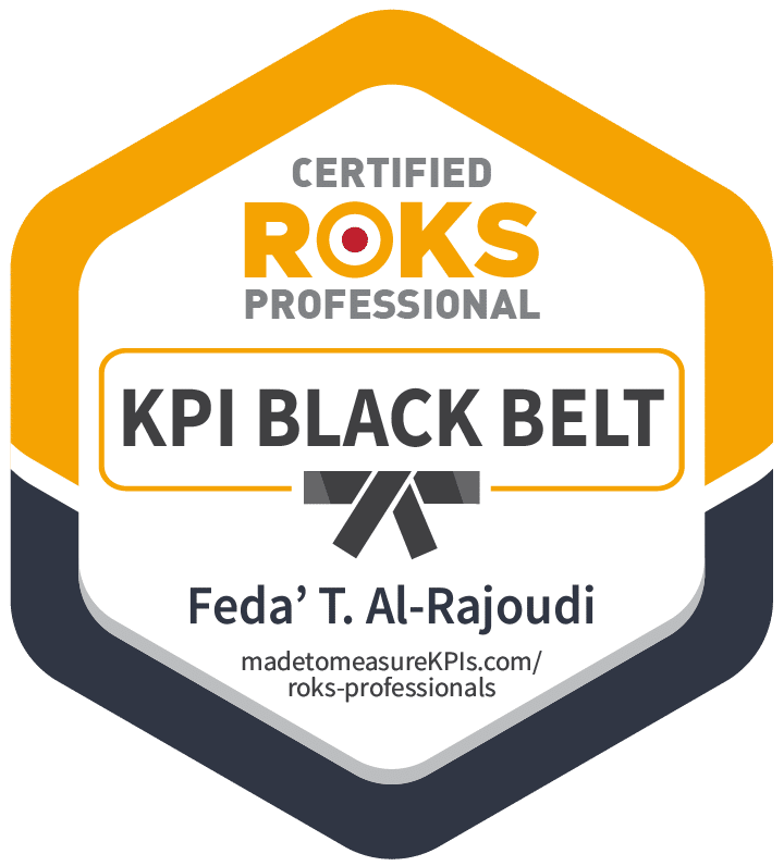 Feda’ T. Al-Rajoudi - ROKS KPI Black Belt