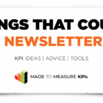 Things that Count Newsletter Banner