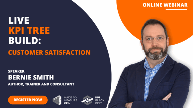 Advert for live build of Customer Satisfaction KPI Tree
