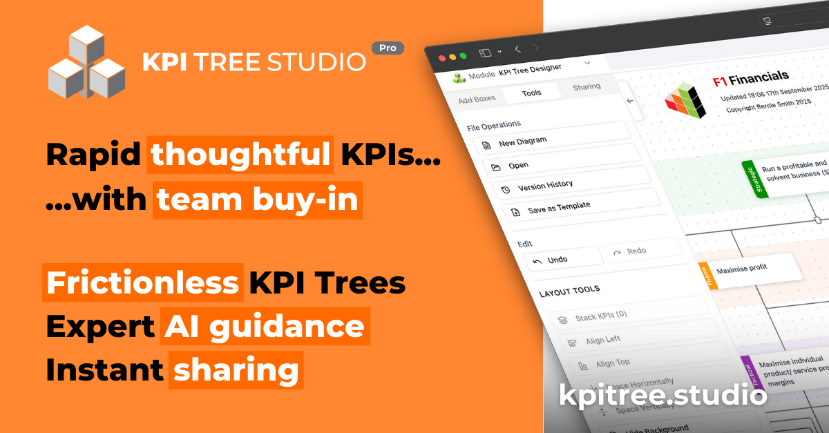 KPI Tree Studio advert